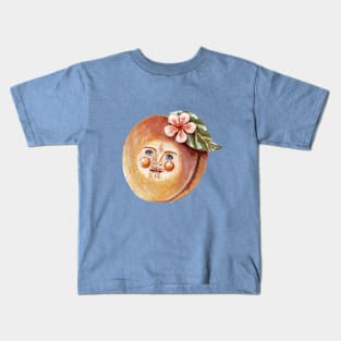 Peachy Pete the peach head Kids T-Shirt